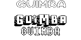 Coloriage Guimba
