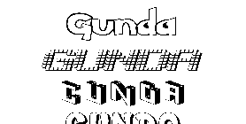 Coloriage Gunda