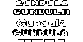 Coloriage Gundula