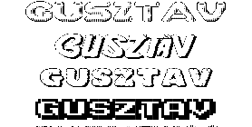 Coloriage Gusztáv