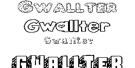 Coloriage Gwallter