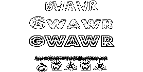 Coloriage Gwawr