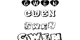 Coloriage Gwen