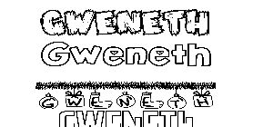 Coloriage Gweneth