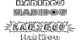 Coloriage Habibou