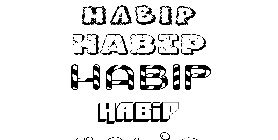 Coloriage Habip