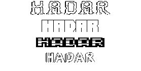 Coloriage Hadar