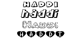 Coloriage Haddi