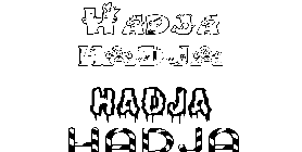 Coloriage Hadja