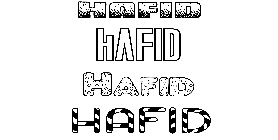 Coloriage Hafid