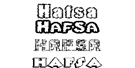 Coloriage Hafsa