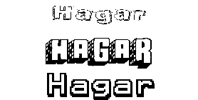 Coloriage Hagar