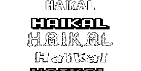 Coloriage Haikal