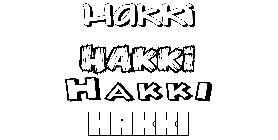 Coloriage Hakki