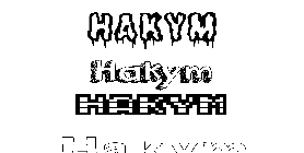 Coloriage Hakym