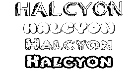 Coloriage Halcyon