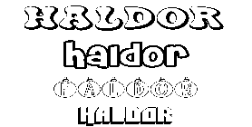 Coloriage Haldor