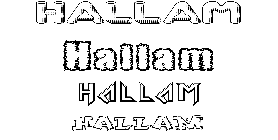 Coloriage Hallam