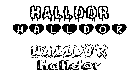 Coloriage Halldor