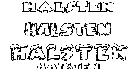 Coloriage Halsten