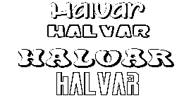 Coloriage Halvar