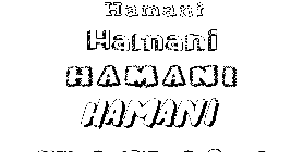 Coloriage Hamani