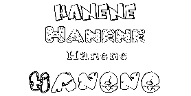 Coloriage Hanene