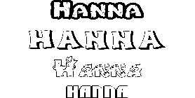 Coloriage Hanna