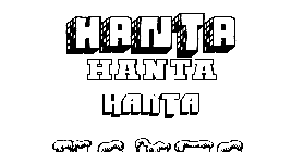 Coloriage Hanta