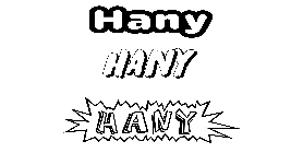 Coloriage Hany