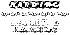 Coloriage Harding