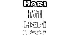 Coloriage Hari