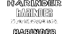Coloriage Harinder