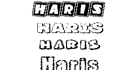 Coloriage Haris