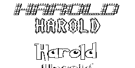 Coloriage Harold