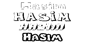 Coloriage Hasim