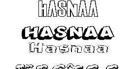 Coloriage Hasnaa