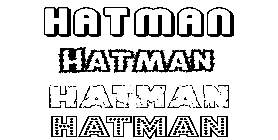 Coloriage Hatman