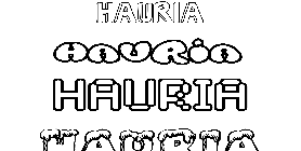 Coloriage Hauria