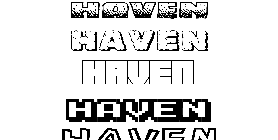 Coloriage Haven