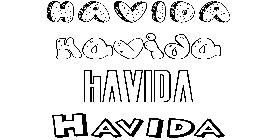 Coloriage Havida