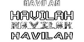 Coloriage Havilah