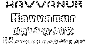 Coloriage Havvanur