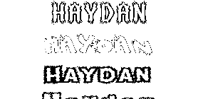 Coloriage Haydan