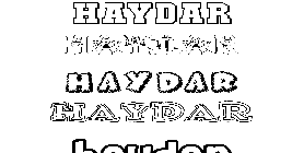 Coloriage Haydar