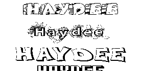 Coloriage Haydee