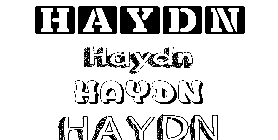 Coloriage Haydn