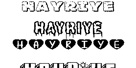 Coloriage Hayriye