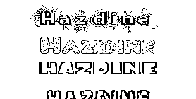 Coloriage Hazdine