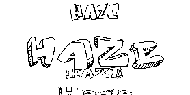 Coloriage Haze